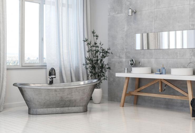 Andrez-Brajon / Dupont-Est - 4 idées pour une salle de bains vintage