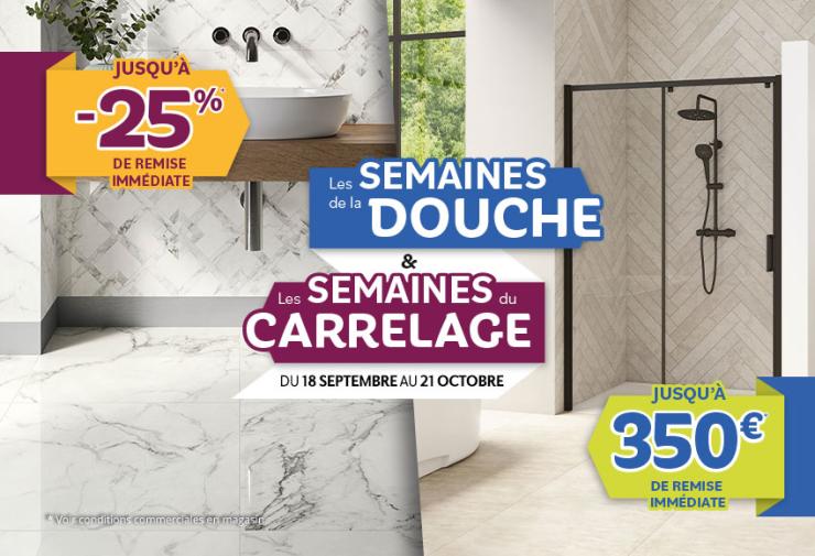 Semaine de la douche et du carrelage Andrez Brajon / Dupont Est